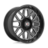 XD Wheels XD84921250344N Grenade 2 Wheel Gloss Black Milled 20x12 -44