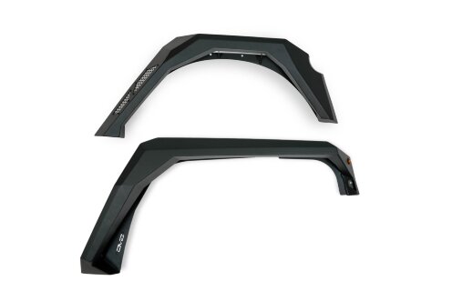 DV8 Offroad FDJK-09 Armor Fender Flares Set 4 PC Jeep Wrangler JK 07-18