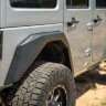 DV8 Offroad FDJK-09 Armor Fender Flares Set 4 PC Jeep Wrangler JK 07-18